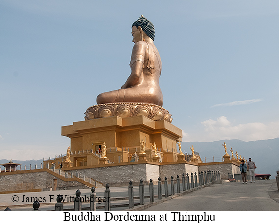 Buddha Dordenma - © James F Wittenberger and Exotic Birding LLC