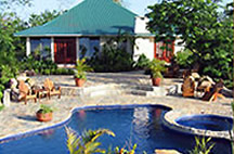 Pool and main reception at Hidden Valley Inn - Courtesy Hidden Valley Inn