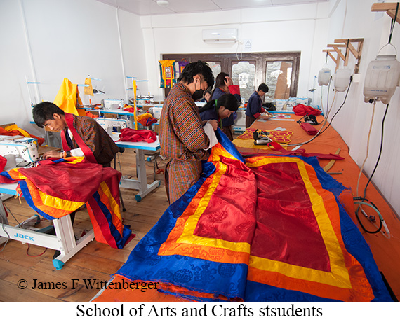Textile students at School of Arts and Crafts - © James F Wittenberger and Exotic Birding LLC