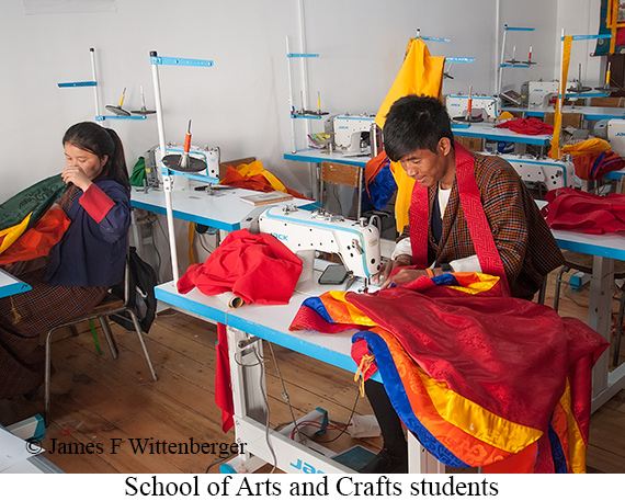 Textile students at School of Arts and Crafts - © James F Wittenberger and Exotic Birding LLC