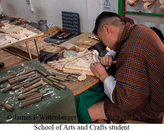 Wood carving students at School of Arts and Crafts - © James F Wittenberger and Exotic Birding LLC