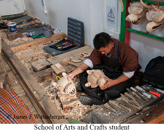 Wood carving students at School of Arts and Crafts - © James F Wittenberger and Exotic Birding LLC
