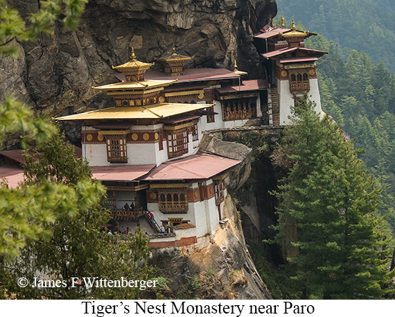Tiger's Nest Monastery - © James F Wittenberger and Exotic Birding LLC